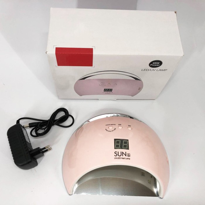 Лампа для сушіння нігтів UV LAMP Sun 6, Лед сушарка для нігтів, Led лампа для FM-757 сушіння гель-лаків