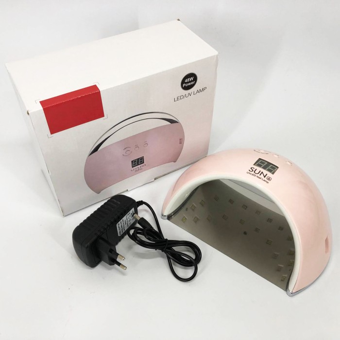 Лампа для сушіння нігтів UV LAMP Sun 6, Лед сушарка для нігтів, Led лампа для FM-757 сушіння гель-лаків