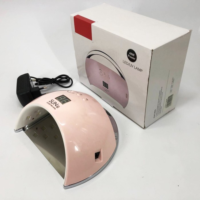 Лампа для сушіння нігтів UV LAMP Sun 6, Лед сушарка для нігтів, Led лампа для FM-757 сушіння гель-лаків