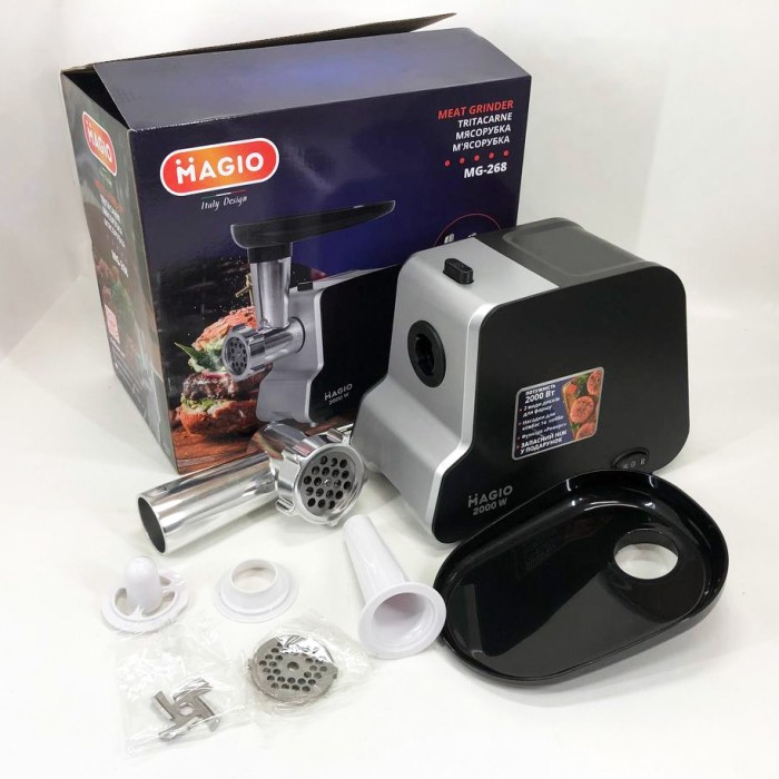 Електрична м'ясорубка нержавіюча, Портативна електрична м'ясорубка для дому 'професійна HJ-13