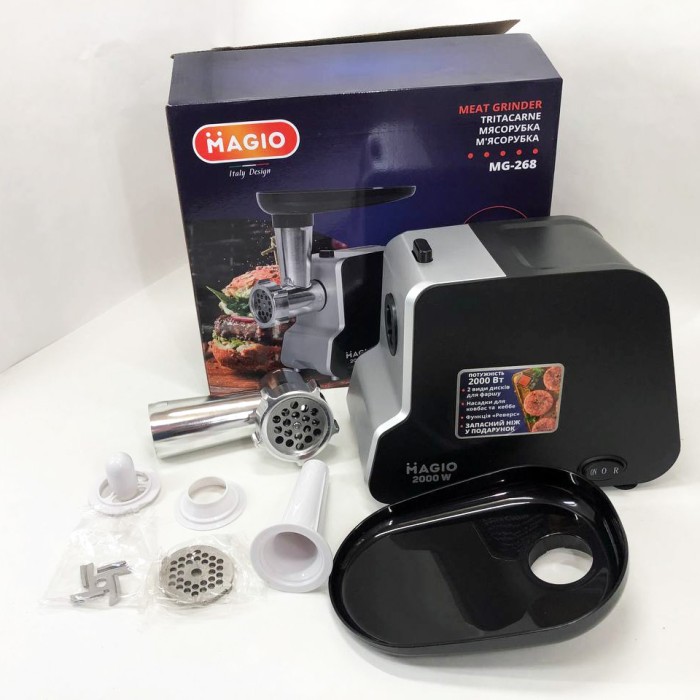 Електрична м'ясорубка нержавіюча, Портативна електрична м'ясорубка для дому 'професійна HJ-13