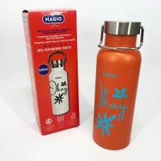 Гарячий термос для чаю Magio MG-1041O 500 мл, Термокружка для походу Термос гарячих напоїв чаю RL-45