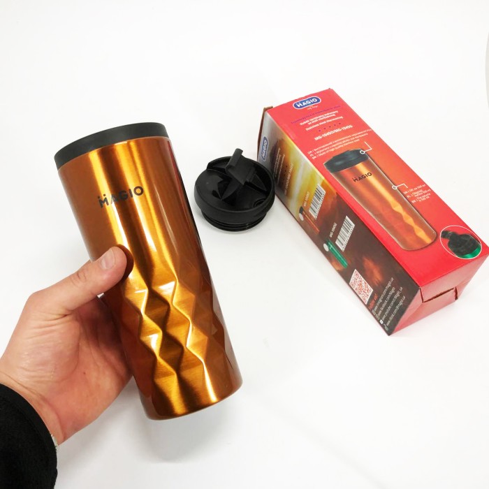 Термоконтейнер для напоїв Magio MG-1045O, Гарний невеликий термос, Термос металевий YT-26