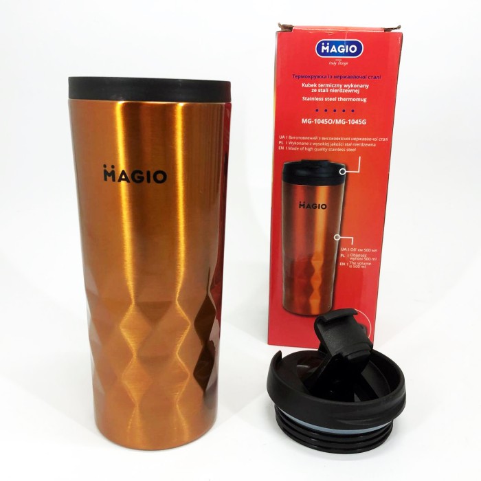 Термоконтейнер для напоїв Magio MG-1045O, Гарний невеликий термос, Термос металевий YT-26