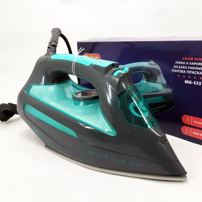 Праска для одягу на пару Magio, Домашня праска з парою для прасування будь-якого одягу PB-46