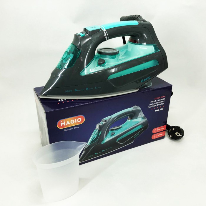 Праска для одягу на пару Magio, Домашня праска з парою для прасування будь-якого одягу PB-46