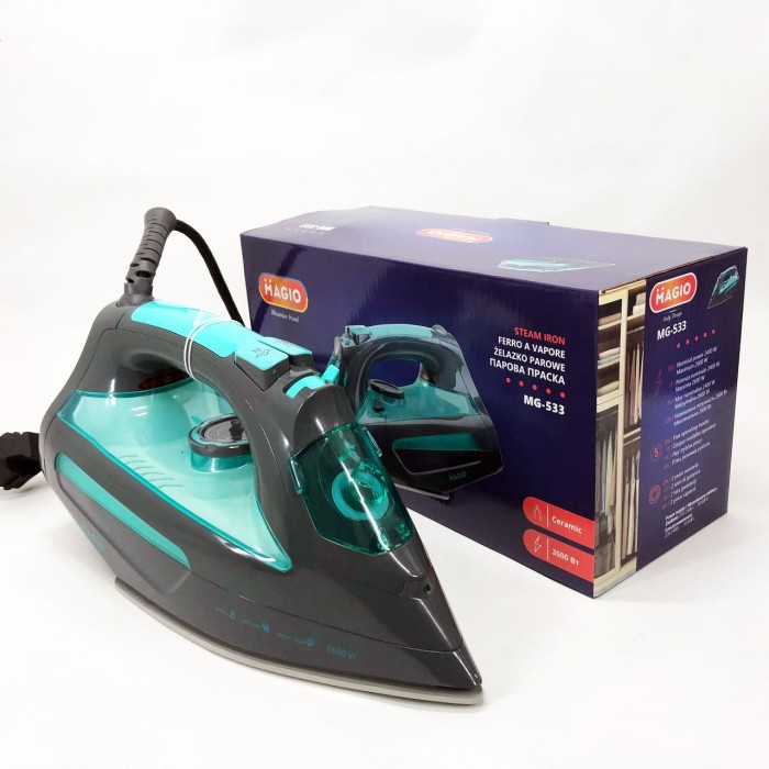 Праска для одягу на пару Magio, Домашня праска з парою для прасування будь-якого одягу PB-46