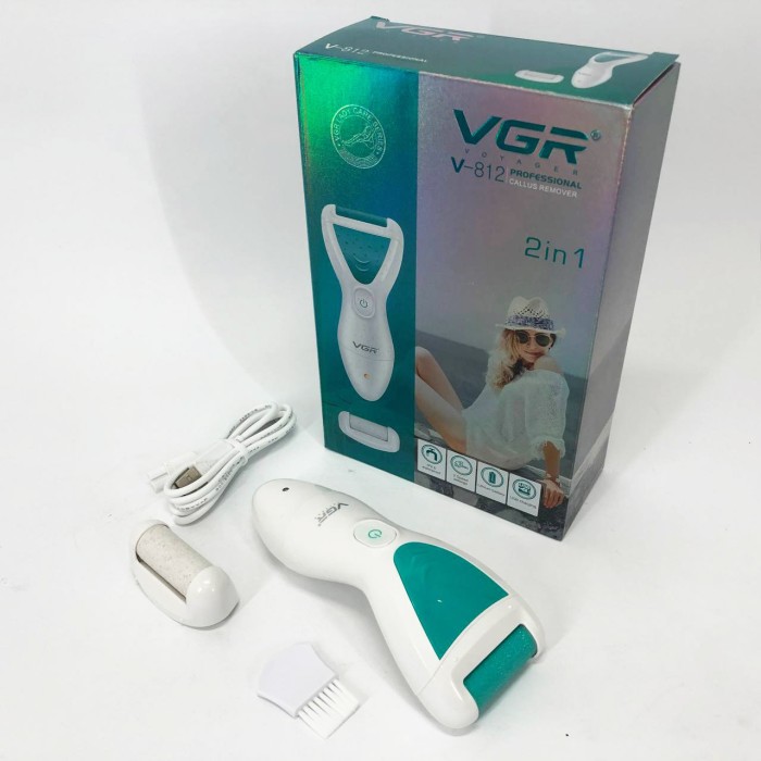 Пилка шліфування для стоп VGR V-812, Електрична пилка пемза, Електрична щітка для ніг, Пемза ролик PC-23