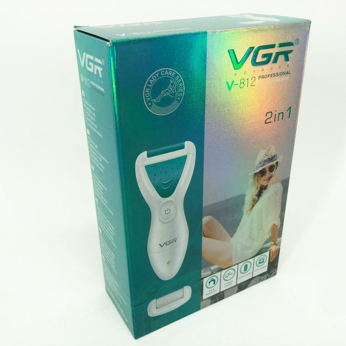 Пилка шліфування для стоп VGR V-812, Електрична пилка пемза, Електрична щітка для ніг, Пемза ролик PC-23