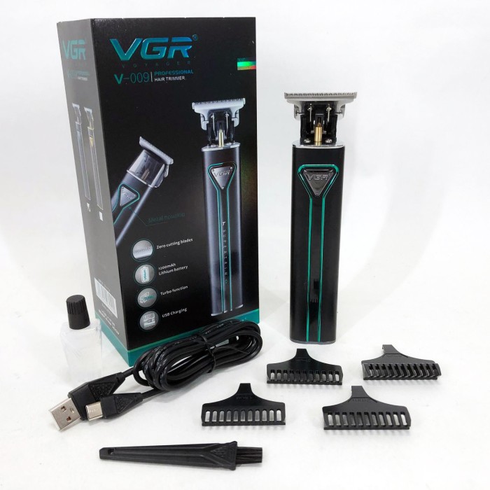 Акумуляторна машинка для стрижки VGR, Тример для стрижки волосся потужний Електромашинка VC-82
