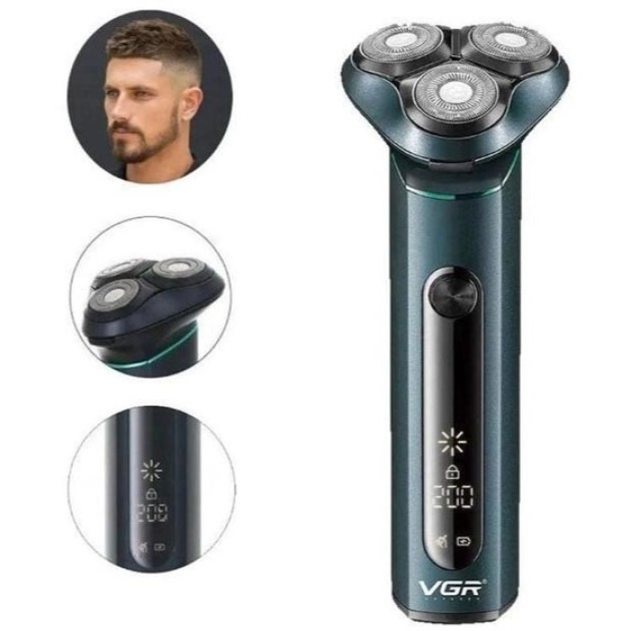 Бритва для сухого гоління, Хороша бритва портативна Акумуляторна для стрижки волосся та бороди DE-46