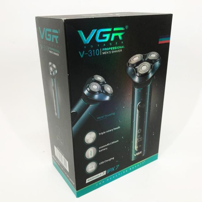 Бритва для сухого гоління VGR V-310, Чоловічі електробритви для обличчя, Бритва для PQ-648 бороди електронна