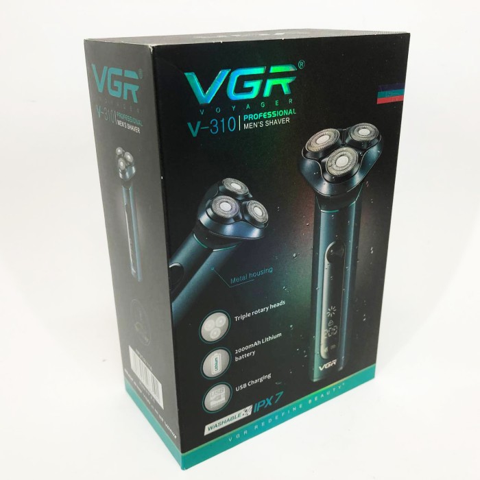 Професійна електробритва з насадками VGR, Бритва сітчаста професійна, Бритва для сухого гоління BG-15