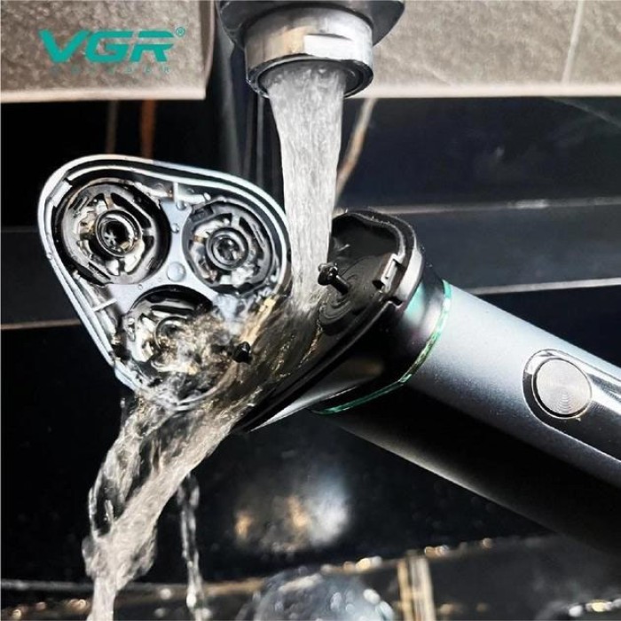 Професійна електробритва з насадками VGR, Бритва сітчаста професійна, Бритва для сухого гоління BG-15