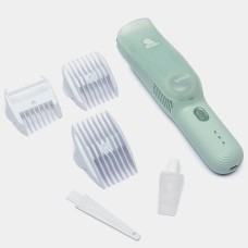 Дитяча машинка для стрижки VGR V-155 GREEN дітей новонароджених безшумна тиха з насадками 0-12 мм BF-88