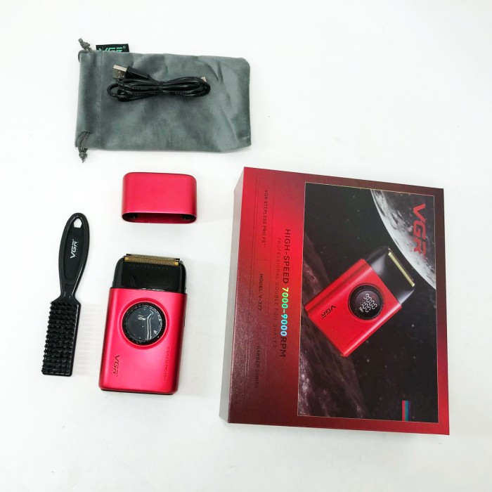 Бритви акумуляторні VGR V-377, Бритва портативна акумуляторна, Професійна бритва для чоловіків AE-42