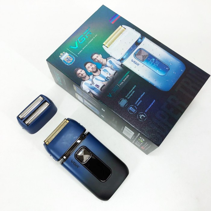 Бритва сітчаста професійна, Акумуляторна бритва для стрижки волосся та бороди, Бритви електричні ZI-16