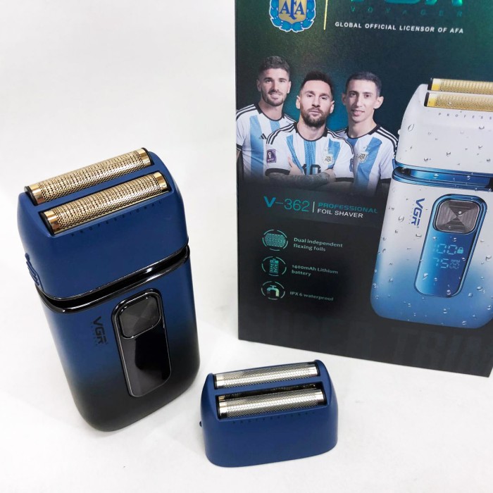 Бритва сітчаста професійна, Акумуляторна бритва для стрижки волосся та бороди, Бритви електричні ZI-16