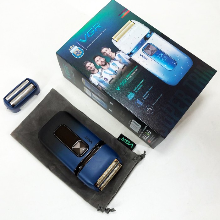 Бритва сітчаста професійна, Акумуляторна бритва для стрижки волосся та бороди, Бритви електричні ZI-16