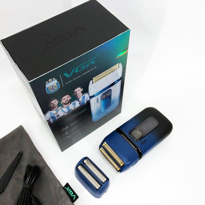 Бритва сітчаста професійна, Акумуляторна бритва для стрижки волосся та бороди, Бритви електричні ZI-16