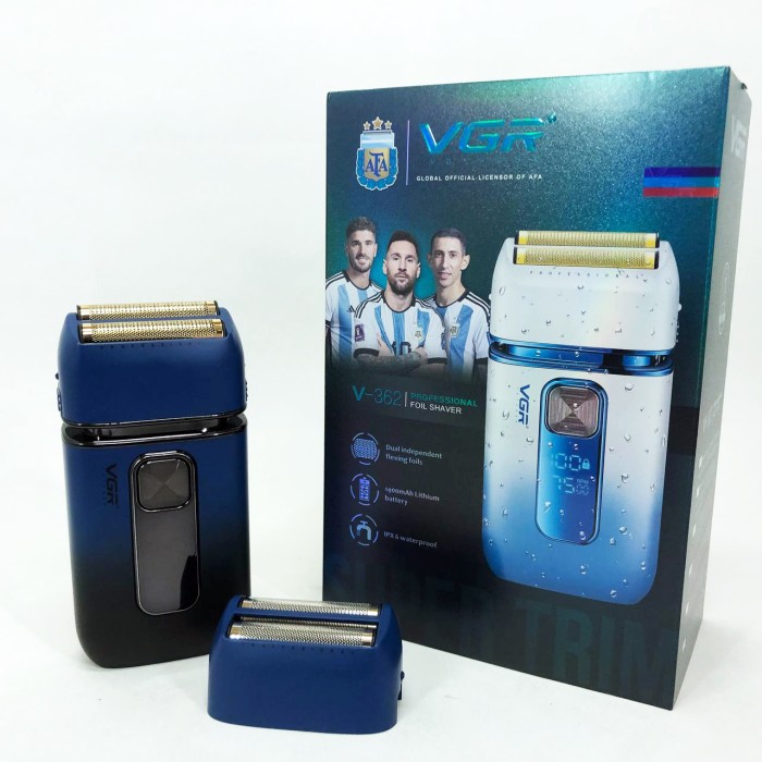 Бритва сітчаста професійна, Акумуляторна бритва для стрижки волосся та бороди, Бритви електричні ZI-16