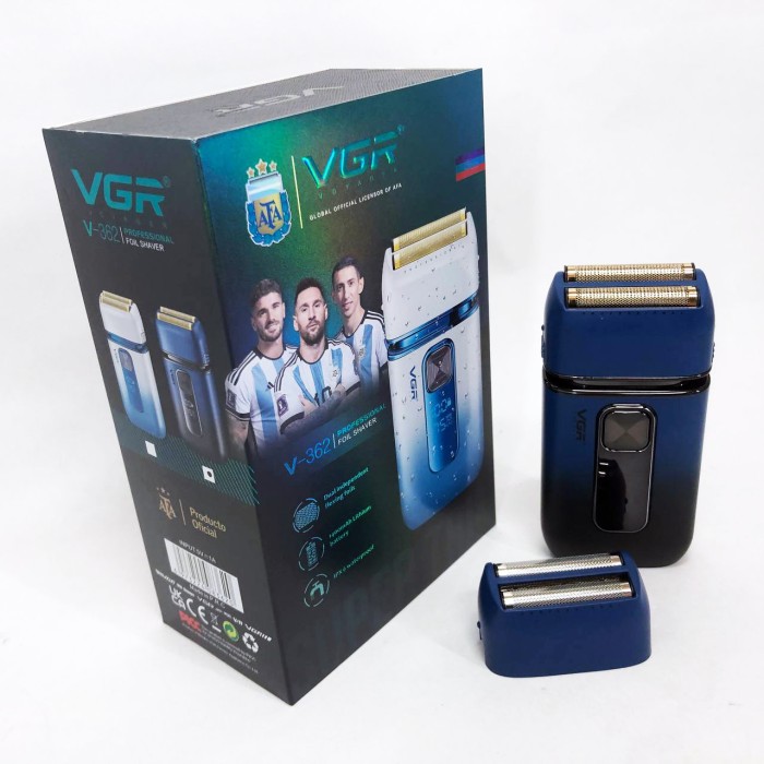 Бритва сітчаста професійна, Акумуляторна бритва для стрижки волосся та бороди, Бритви електричні ZI-16