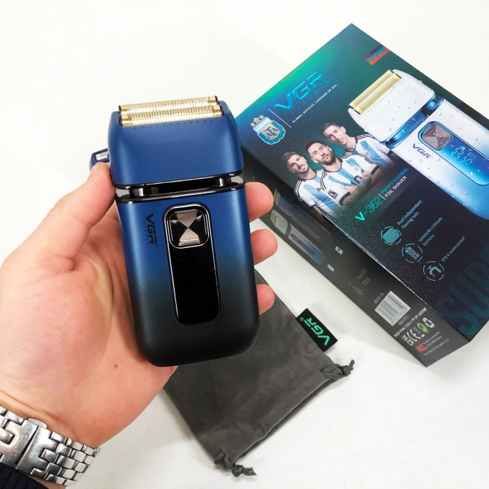 Портативна сіткова бритва VGR V-362, Професійна чоловіча електробритва, Чоловіча електробритва TE-99