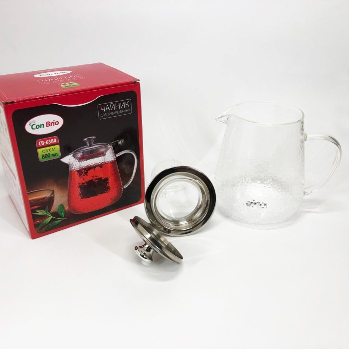 Ексклюзивні чайники для заварювання, Скляний заварник, Чайник зі скляним заварником UO-77