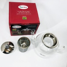 Стильний чайник для заварювання Con, Чайник для заварювання скляний якісний на кухню LR-31