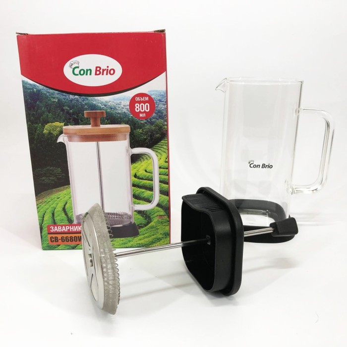 Оригінальний заварник для чаю Con, Френч-прес з якісного матеріалу, Красиві заварники для чаю WK-62