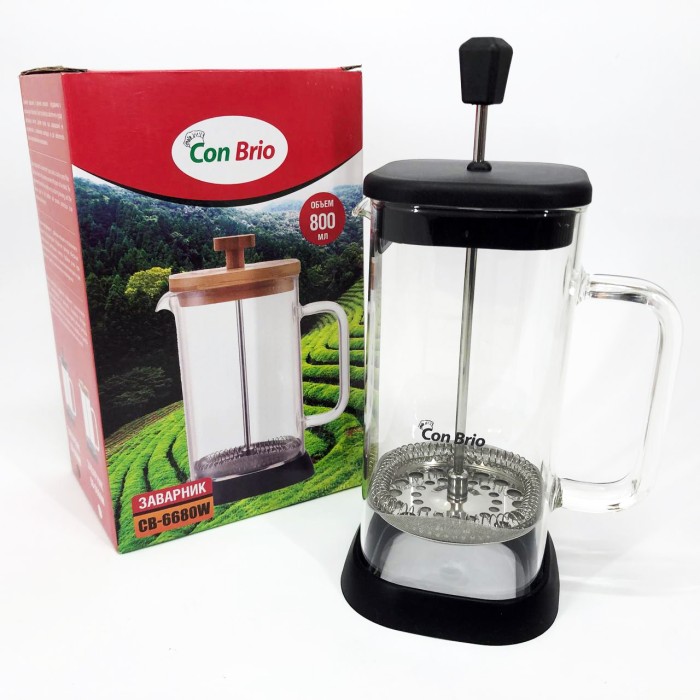 Оригінальний заварник для чаю Con, Френч-прес з якісного матеріалу, Красиві заварники для чаю WK-62