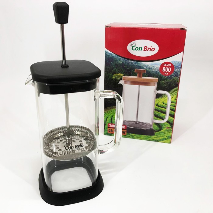 Оригінальний заварник для чаю Con, Френч-прес з якісного матеріалу, Красиві заварники для чаю WK-62