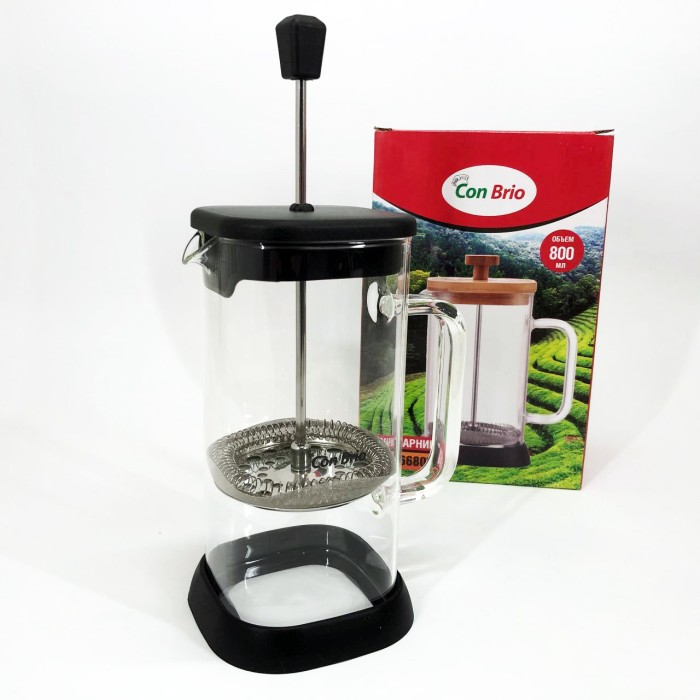 Оригінальний заварник для чаю Con, Френч-прес з якісного матеріалу, Красиві заварники для чаю WK-62