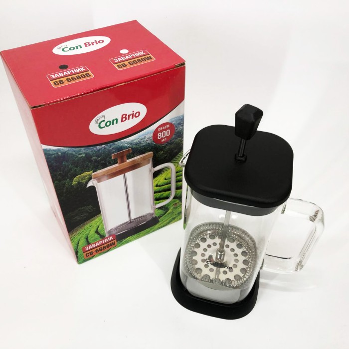 Оригінальний заварник для чаю Con, Френч-прес з якісного матеріалу, Красиві заварники для чаю WK-62