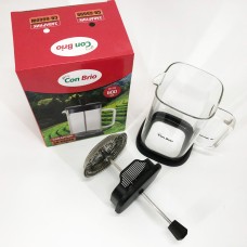 Простий френч-прес Con Brio 600 мл CB-6660B, Заварний чайник скляний з ручкою, Чайник заварник CQ-43