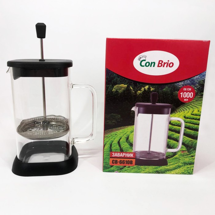 Френч-прес з якісного матеріалу Con, Домашній френч-прес для заварювання кави GU-43