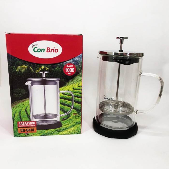 Френч-прес для заварювання трав, Френч-прес з хорошого матеріалу з ручкою VC-12