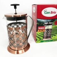 Френч-прес для дому та офісу, Стильний чайник для заварювання Френчпрес кави AZ-36