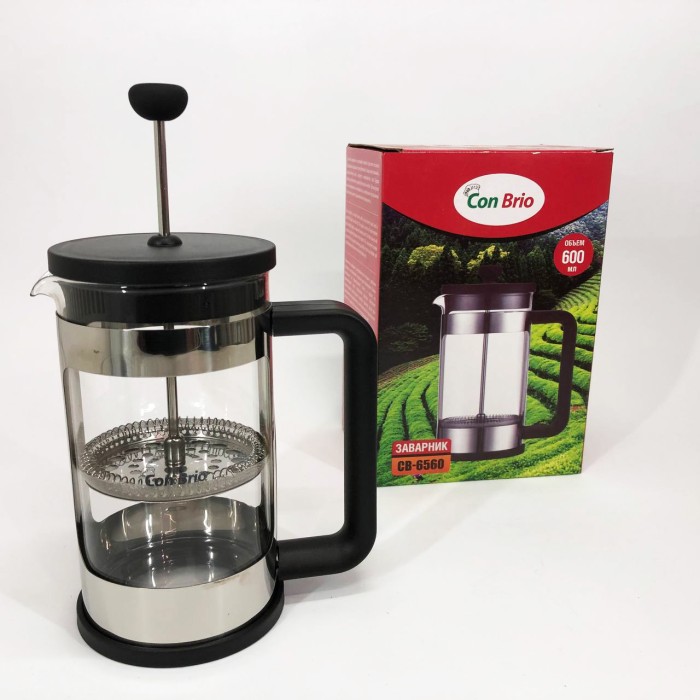 Простий френч-прес, Красиві заварники для чаю, Френч-прес для кафе з ручкою DC-31