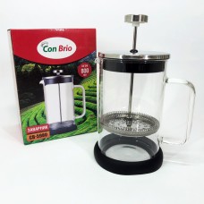 Стильний чайник для заварювання Con Brio CB-5980 800 мл, Френч-прес з якісного матеріалу QL-17