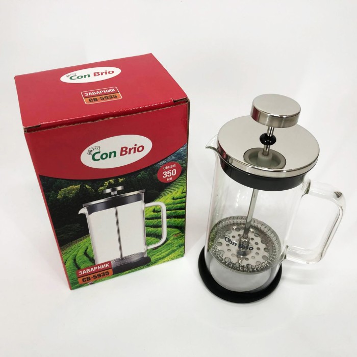 Френч-преси зі скла, Френчпрес для кави, Скляні чайники для заварювання трав'яного чаю XW-72