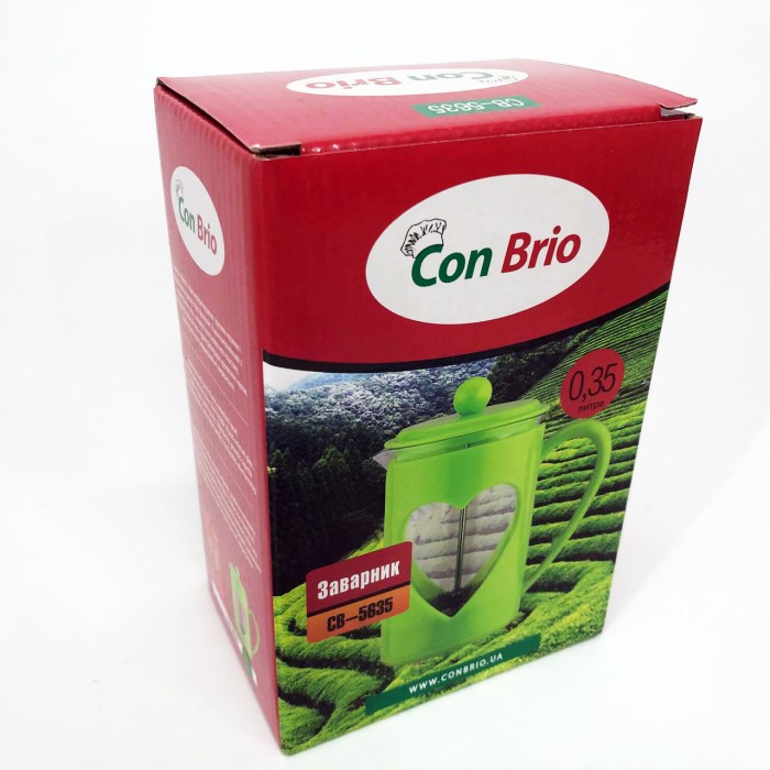 Френчпрес для кави Con Brio CB-5635 350 мл, Френч-прес для заварювання кави Заварник кухні LD-26