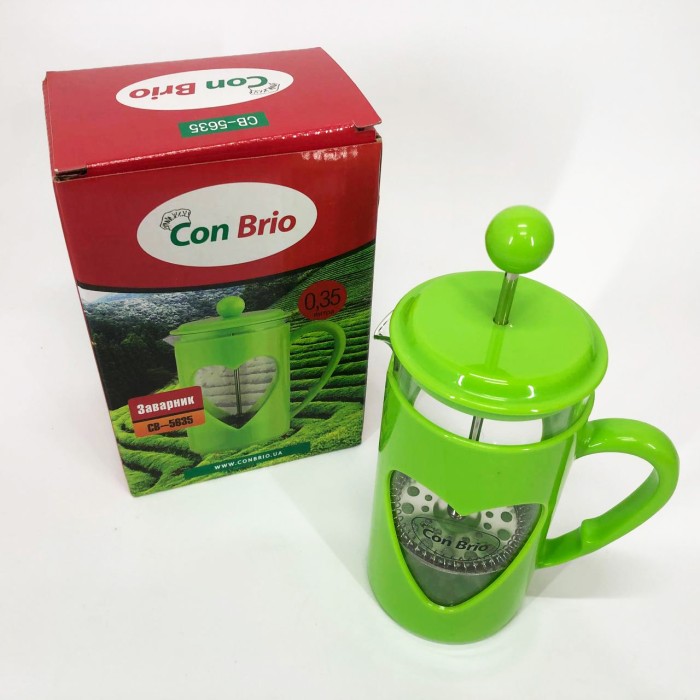 Френчпрес для кави Con Brio CB-5635 350 мл, Френч-прес для заварювання кави Заварник кухні LD-26