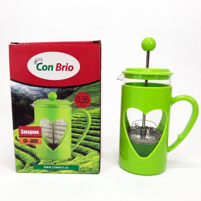 Френчпрес для кави Con Brio CB-5635 350 мл, Френч-прес для заварювання кави Заварник кухні LD-26