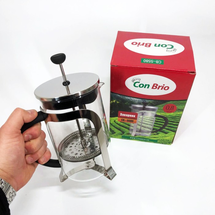 Ексклюзивні заварювальні чайники, Скляний заварник, Оригінальний заварник для чаю DX-80