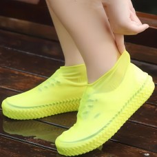 Багаторазові бахіли-чохли L (41-45 розмір) для взуття силіконові від води та бруду. Колір: жовтий PB-23