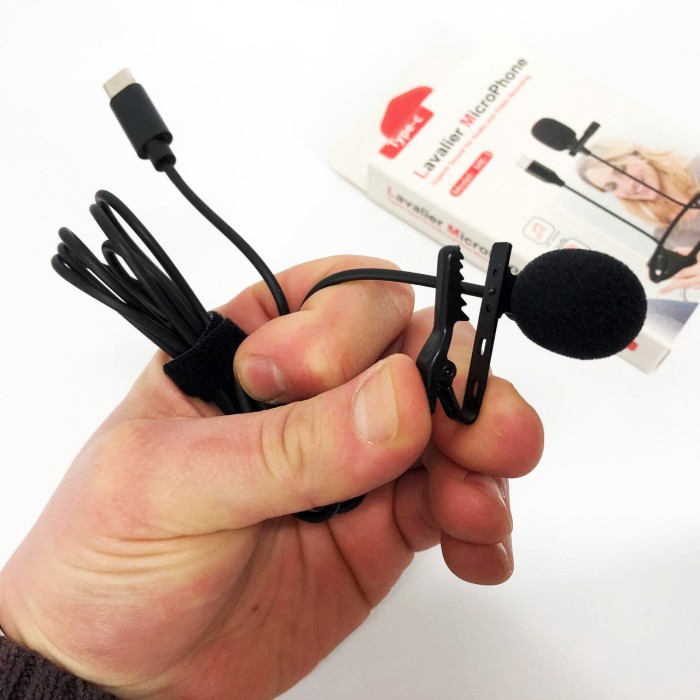 Петличний міні-мікрофон DM TYPE-C MK-3 KC-32