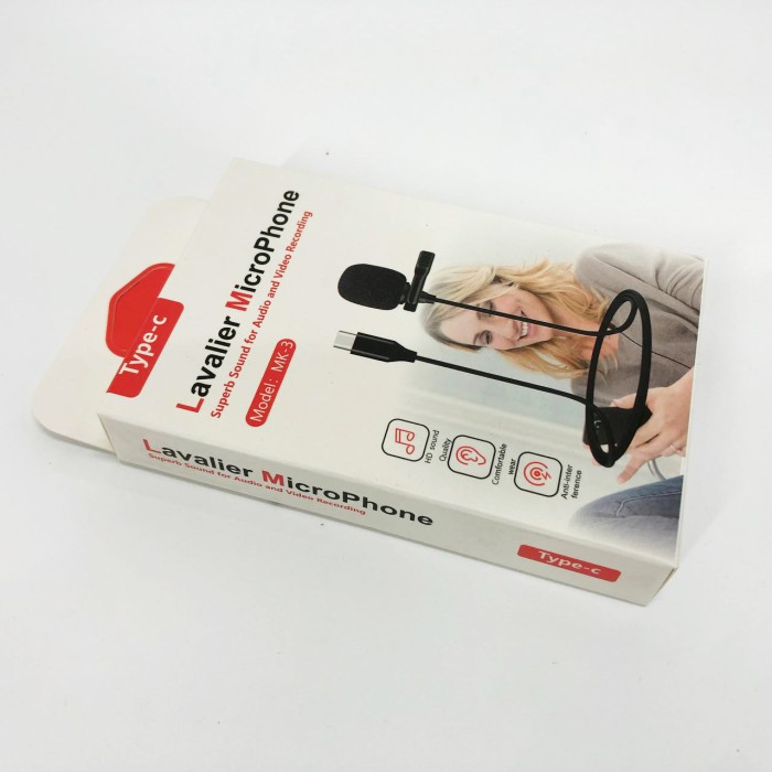 Петличний міні-мікрофон DM TYPE-C MK-3 KC-32