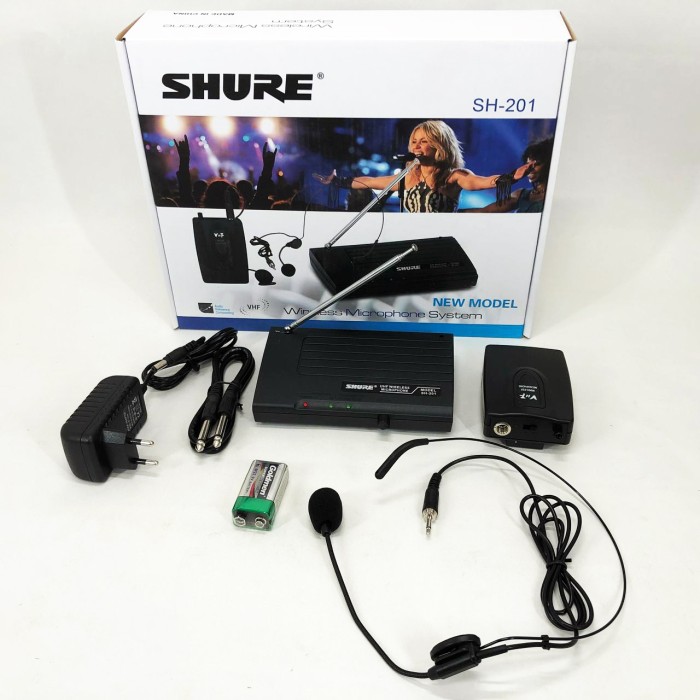 Мікрофон DM SH 201 бездротовий вокальний з базою ZH-47