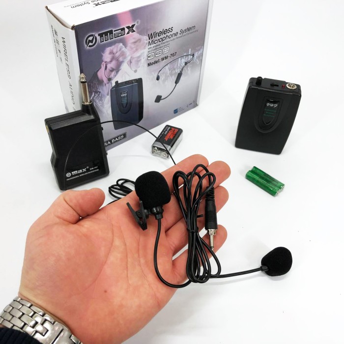 Мікрофон DM SH 100C/wm-707 бездротова гарнітура OK-20